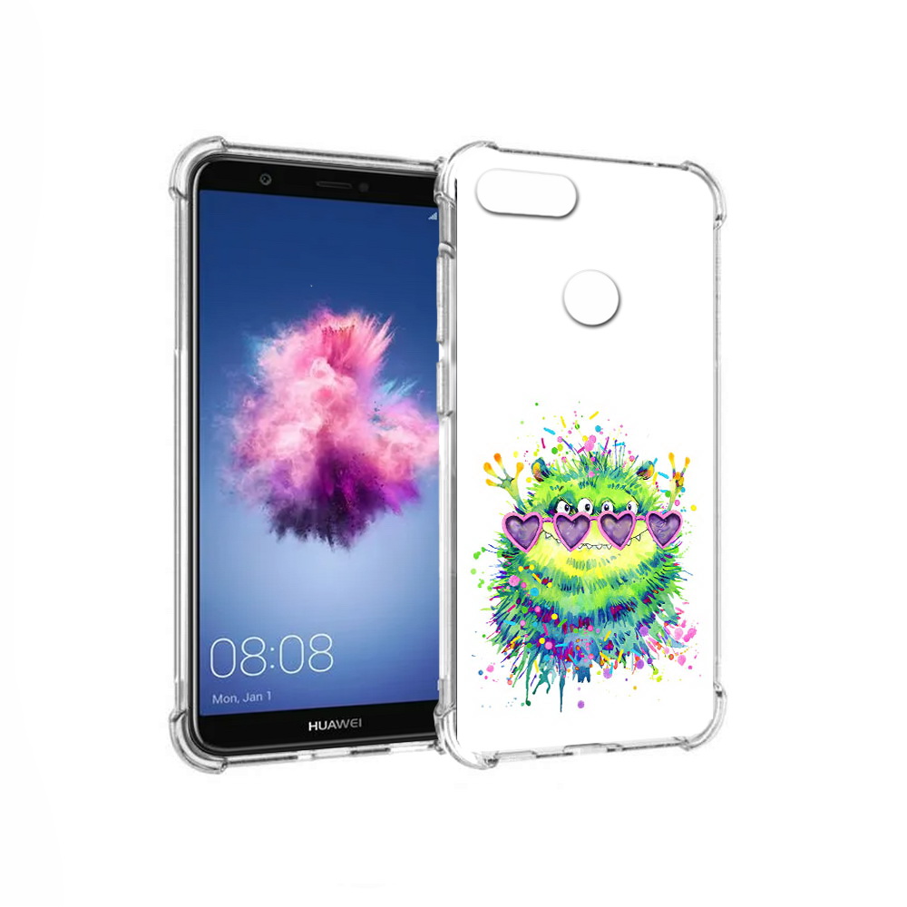 

Чехол MyPads Tocco для Huawei P Smart Пушистый персонаж (PT99436.32.142), Прозрачный, Tocco
