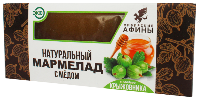

Мармелад Сибирские Афины сибирский на меду с крыжовником 200гр