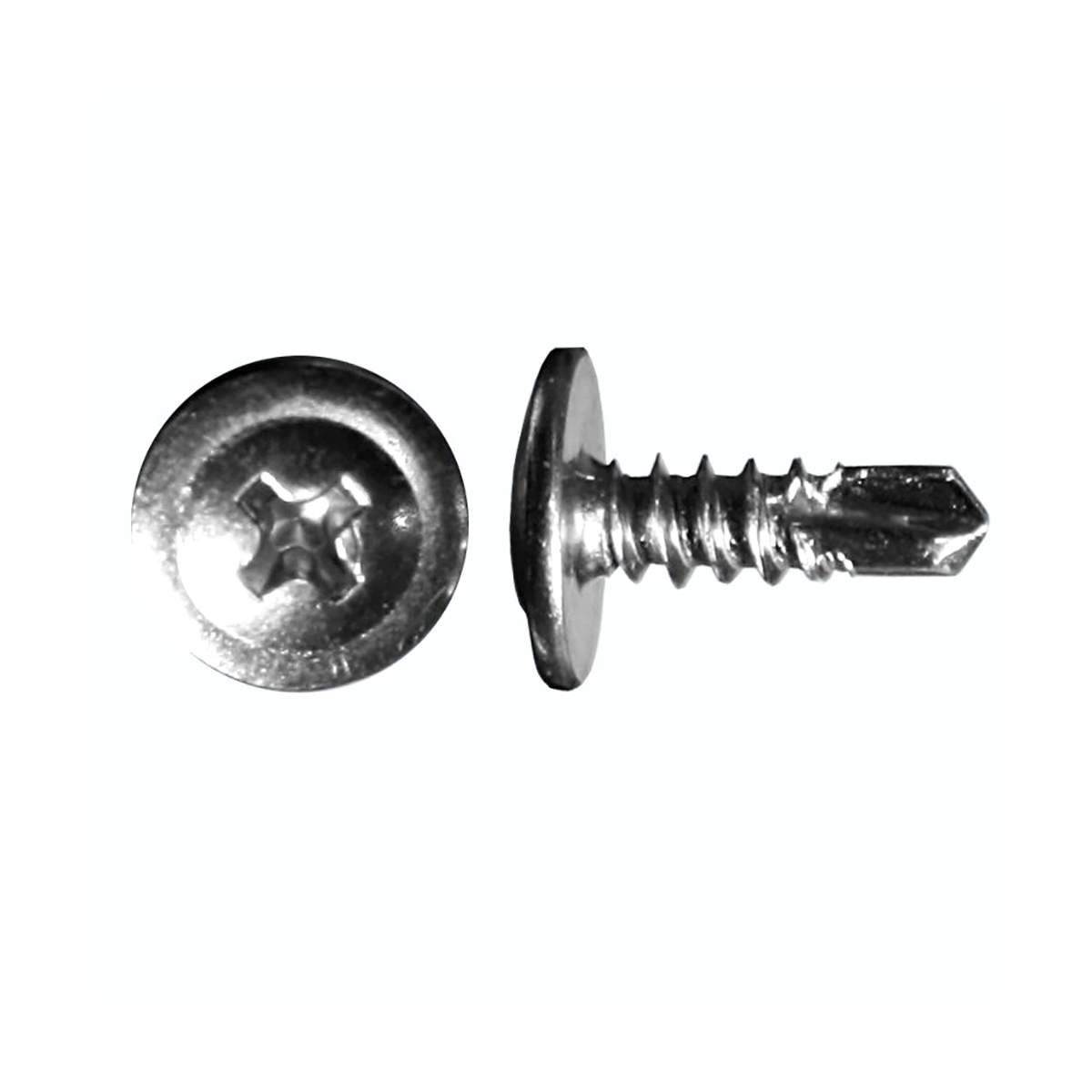 фото Саморез по металлу невский крепеж, с прессшайбой и сверлом, 4,2 x 16 мм, 16 шт