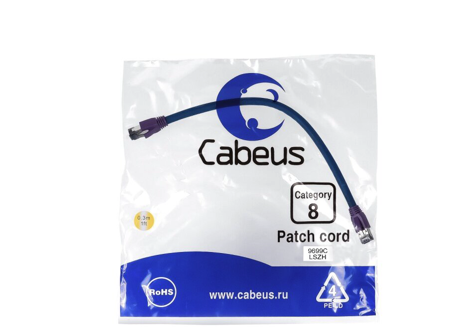 фото Кабель cabeus rj-45 rj 45 м (110062059578)