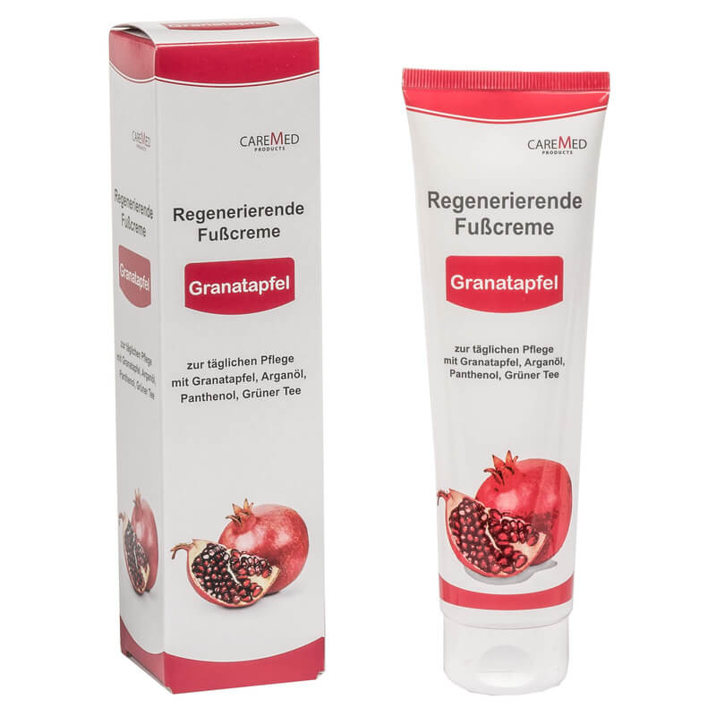 

Крем для ног и тела регенерирующий CareMed Regenerierende Fusscreme Granatapfel 150 мл, 4260075030203