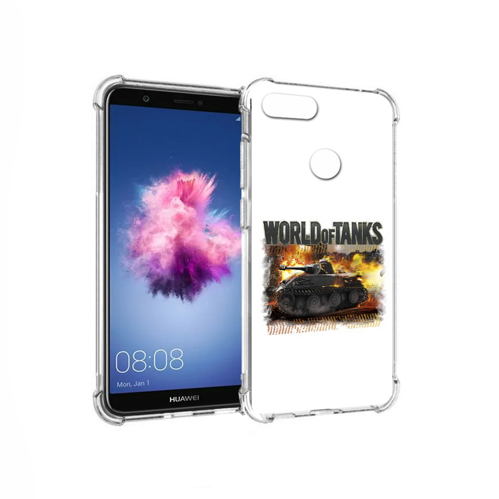 

Чехол MyPads Tocco для Huawei P Smart Мир танков-2 (PT99436.32.118), Прозрачный, Tocco