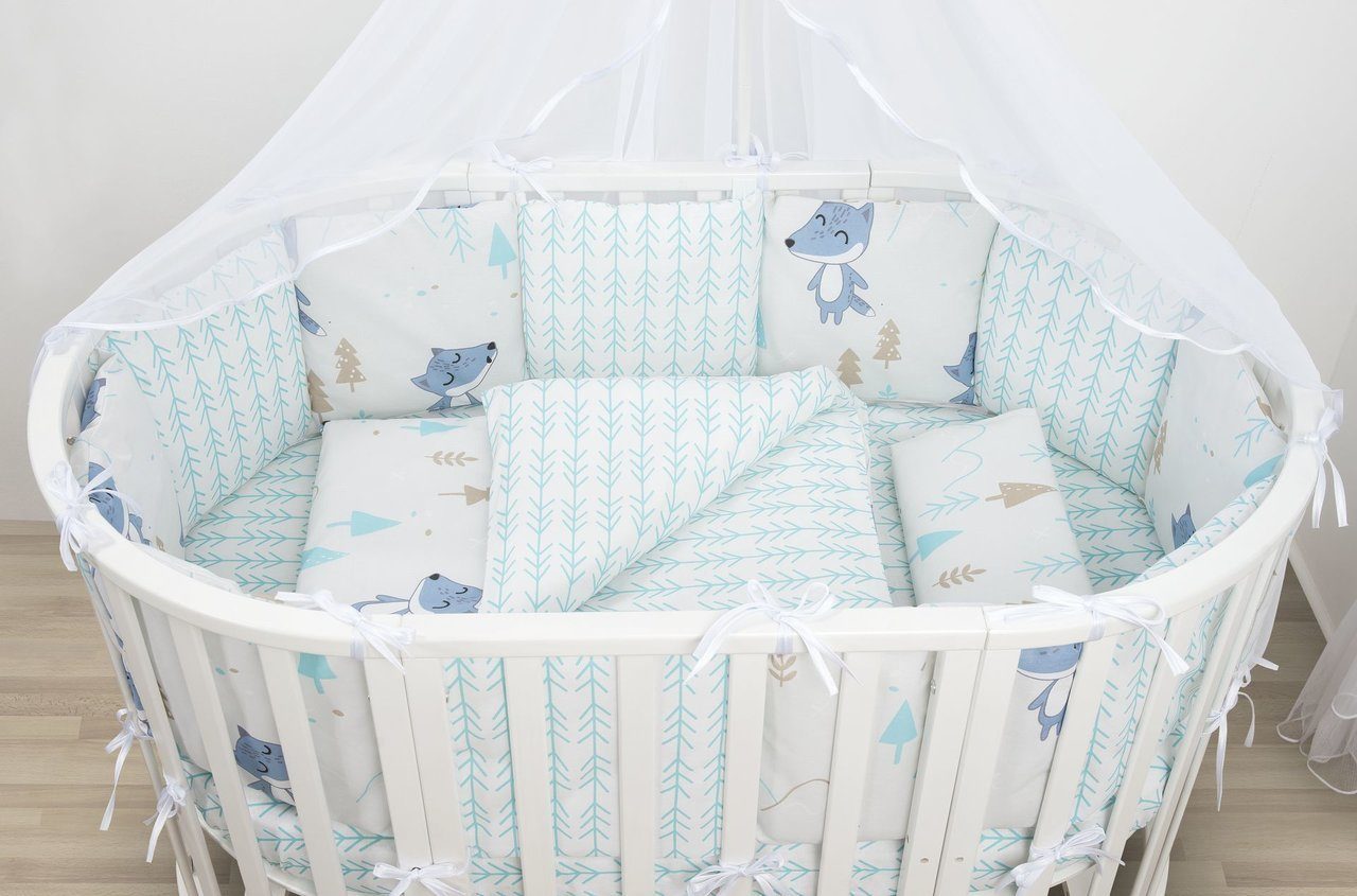 

Комплект в кроватку 15 предметов Amarobaby КПБ-4-В-ЛЕСУ