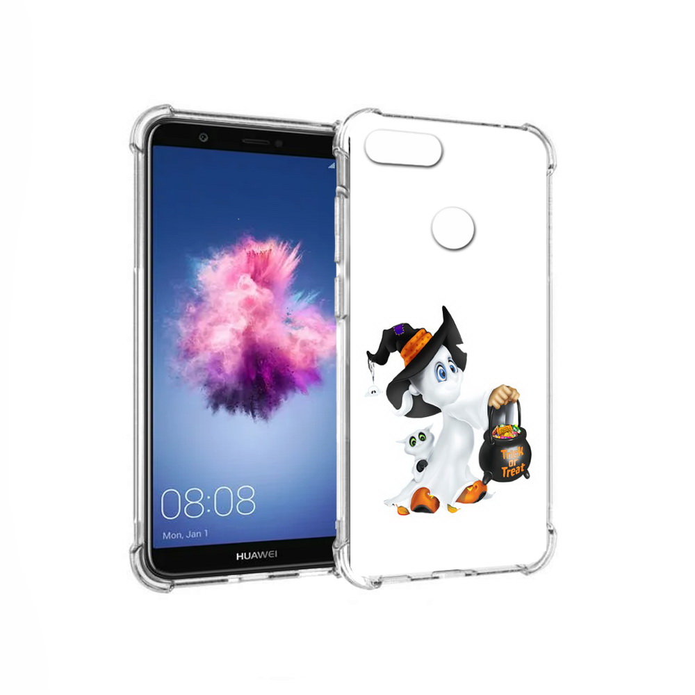 

Чехол MyPads Tocco для Huawei P Smart Маленький призрак (PT99436.32.113), Прозрачный, Tocco
