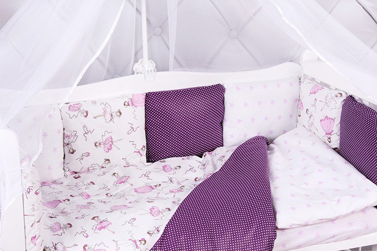 

Комплект в кроватку 15 предметов Amarobaby КПБ-4 АМЕЛИ