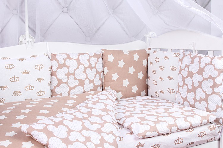 

Комплект в кроватку 15 предметов Amarobaby КПБ-4 SOFT