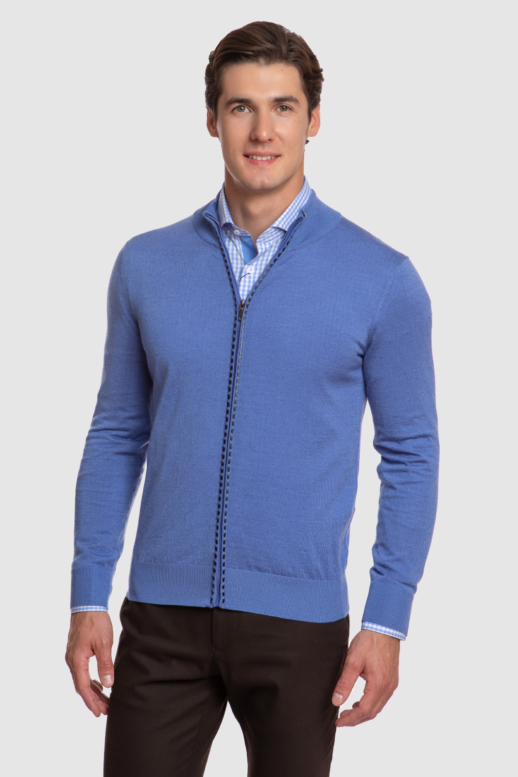 

Кардиган мужской Kanzler 110054W04R023 синий 2XL, 110054W04R023