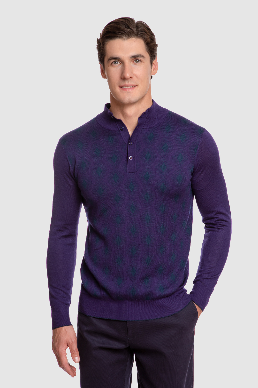 

Джемпер мужской Kanzler 110072W04S003 синий 3XL, 110072W04S003