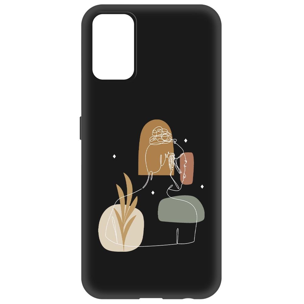 

Чехол-накладка Krutoff Soft Case Таинственность для Realme 7 Pro черный