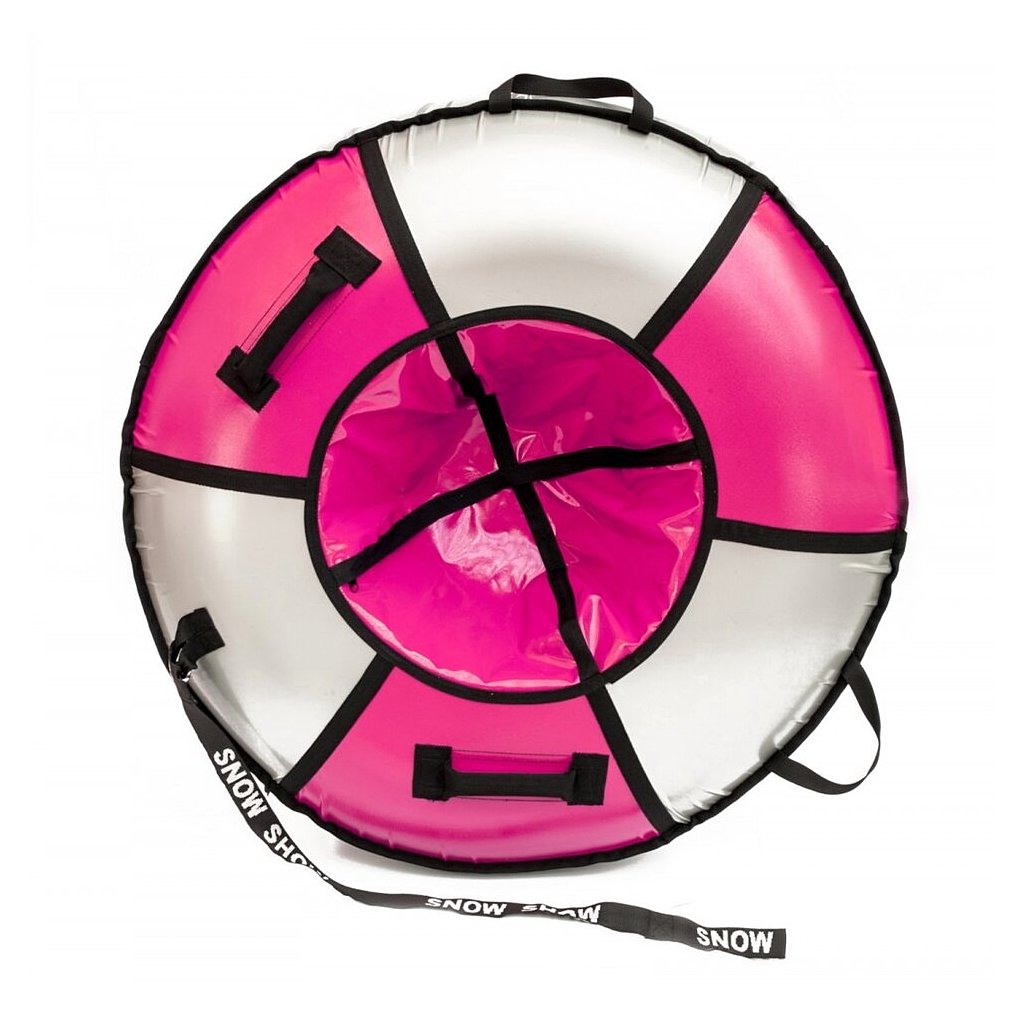 Санки надувные Тюбинг RT ЭЛИТ розовый + камера, диаметр 118 см