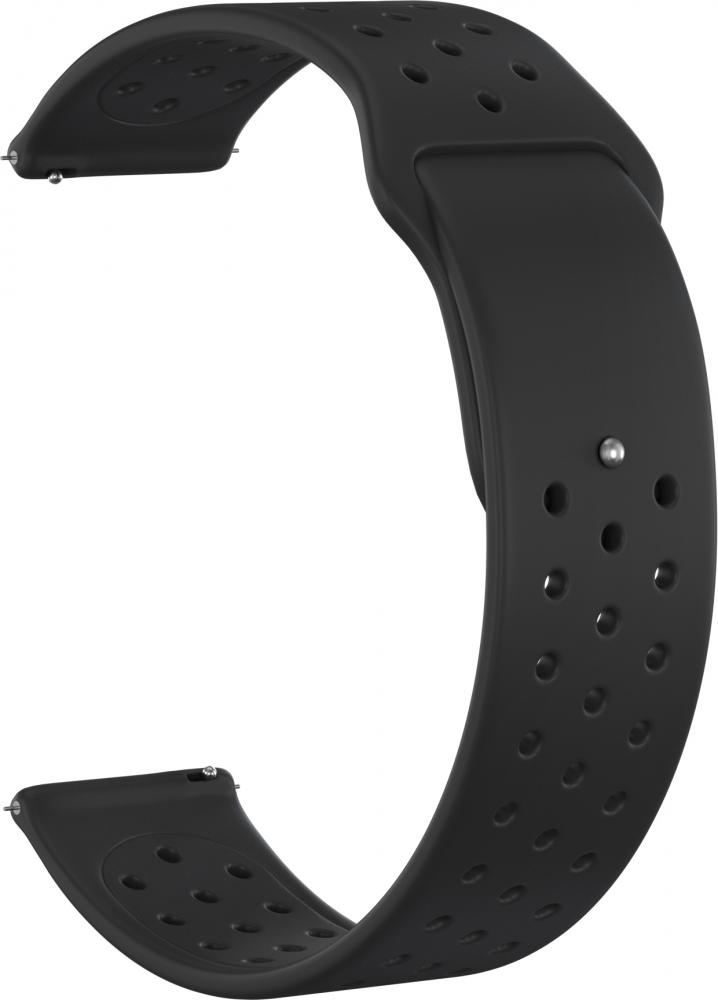 

Ремешок силиконовый GSMIN Sport Edition 22 для Amazfit Stratos 2 (Черный), Ремешок силиконовый GSMIN Sport Edition 22 для Amazfit Stratos 2