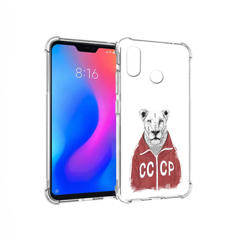 

Чехол MyPads Tocco для Xiaomi Redmi 6 Pro львица ссср (PT113887.306.450), Прозрачный, Tocco