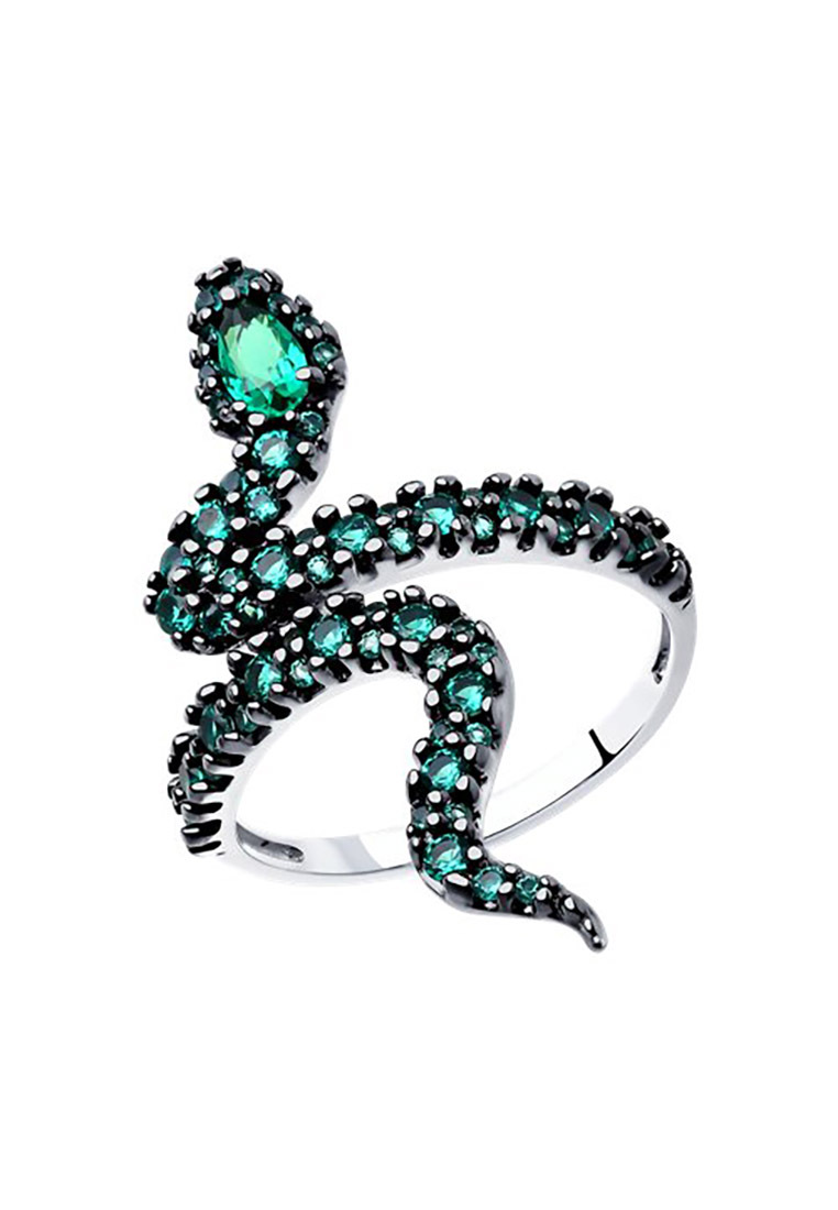 

Кольцо из серебра с фианитом р. , SOKOLOV 94013675, 94013675_k