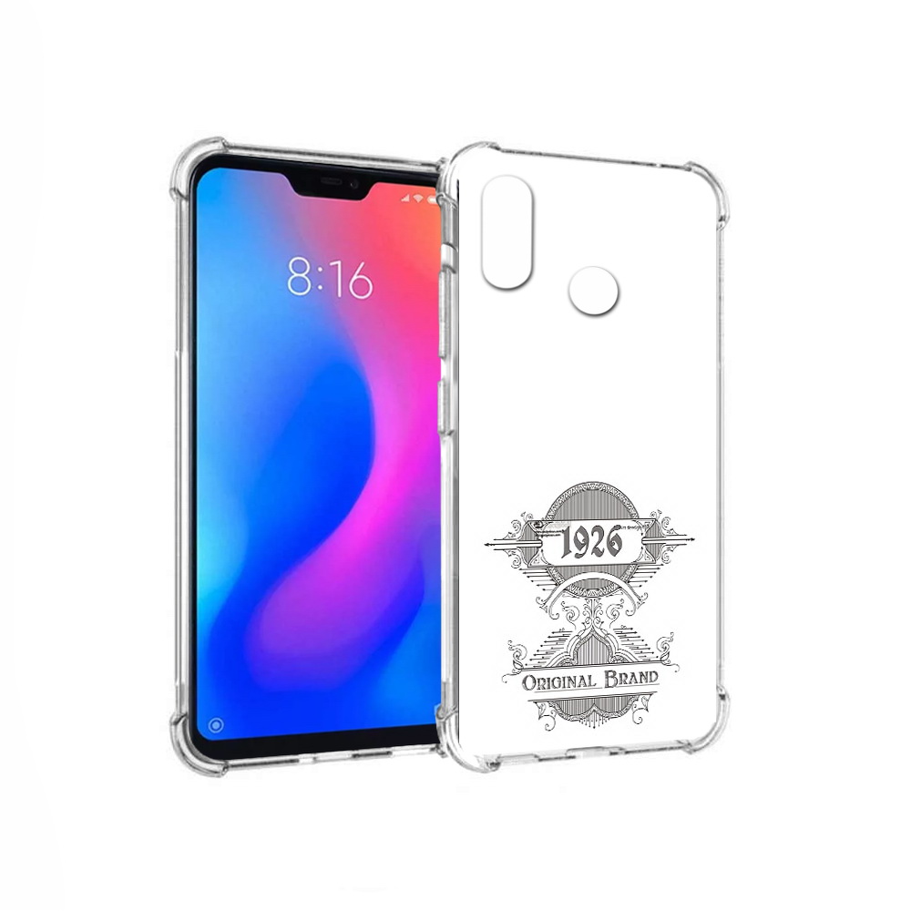 

Чехол MyPads Tocco для Xiaomi Redmi 6 Pro логотип черно белый (PT113887.306.446), Прозрачный, Tocco