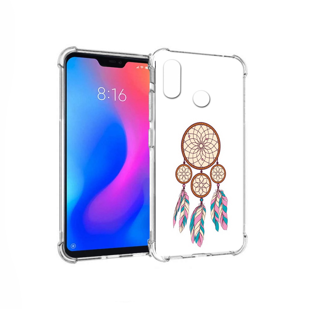 

Чехол MyPads Tocco для Xiaomi Redmi 6 Pro ловец снов бежевый (PT113887.306.442), Прозрачный, Tocco