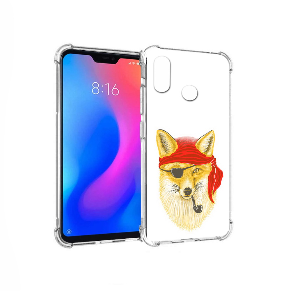 Чехол MyPads Tocco для Xiaomi Redmi 6 Pro лиса-пират (PT113887.306.440)