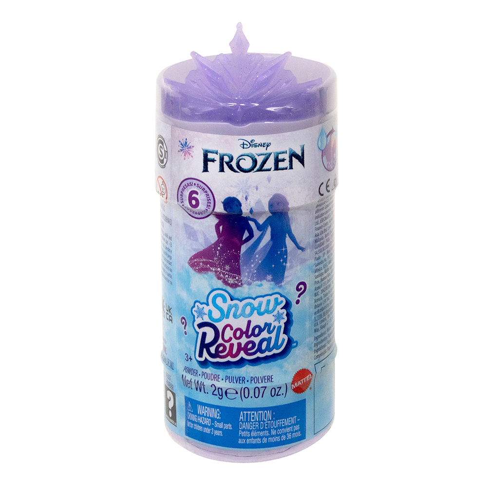 Кукла-сюрприз Mattel Disney Frozen Snow Color Reveal, 10 см, HMB83