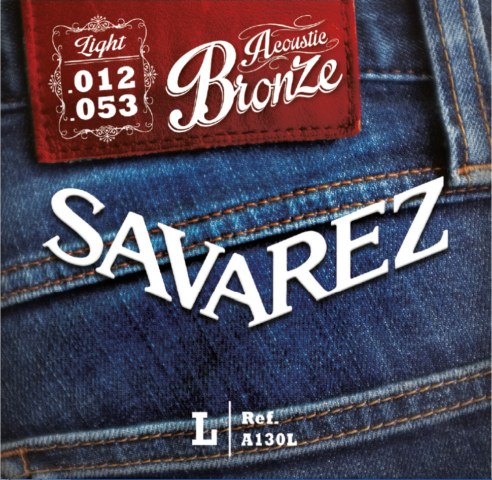 

SAVAREZ A130L Acoustic Bronze струны для акустических гитар, легкого натяжения, A130L