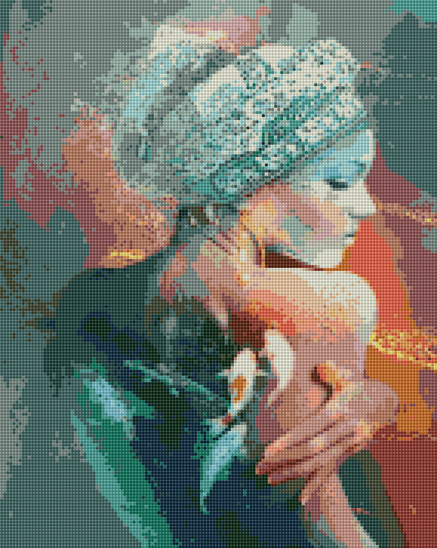 Алмазная мозаика Delart на подрамнике 40х50 см В гармонии с природой