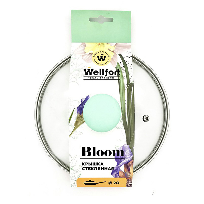 

Крышка Гвура стеклянная с пароотводом 20 см