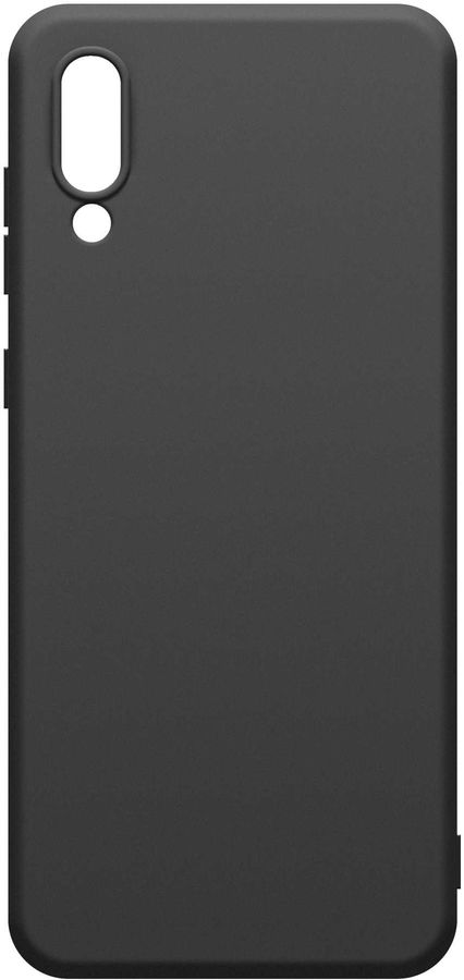 фото Чехол borasco silicone case для samsung galaxy a02; black [39906]