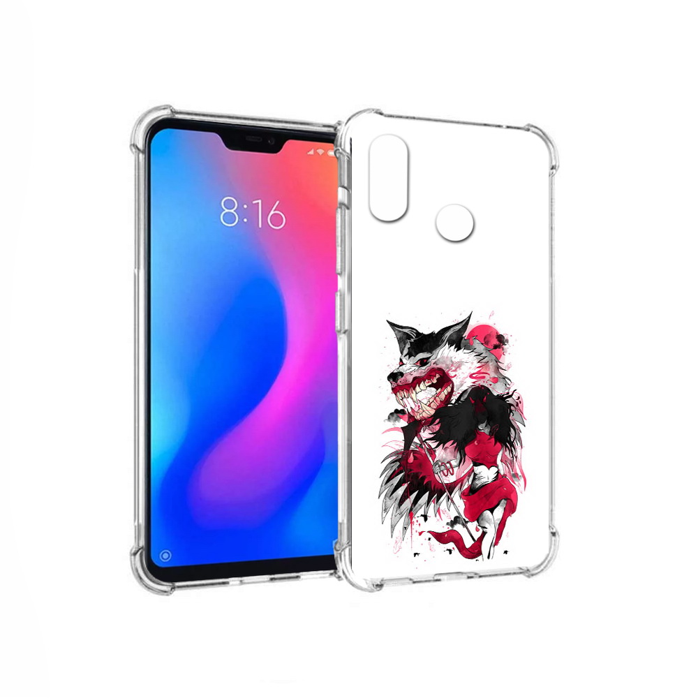 

Чехол MyPads Tocco для Xiaomi Redmi 6 Pro красная шапочка (PT113887.306.410), Прозрачный, Tocco
