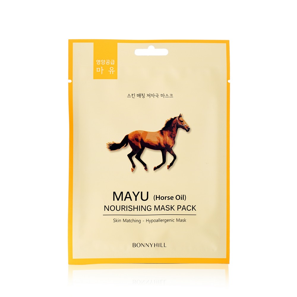 фото Маска для лица bonny hill mayu ( horse oil ) питательная 23г