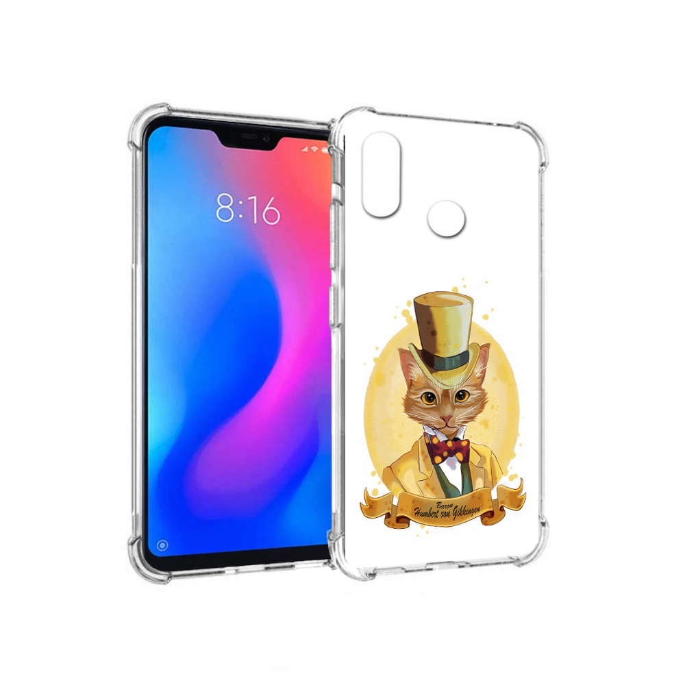 

Чехол MyPads Tocco для Xiaomi Redmi 6 Pro кот юрист (PT113887.306.401), Прозрачный, Tocco