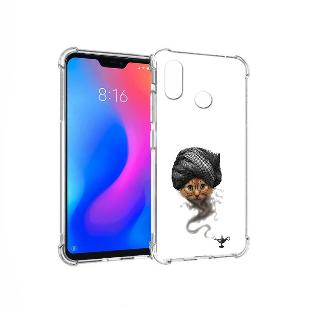 

Чехол MyPads Tocco для Xiaomi Redmi 6 Pro кот джин (PT113887.306.398), Прозрачный, Tocco