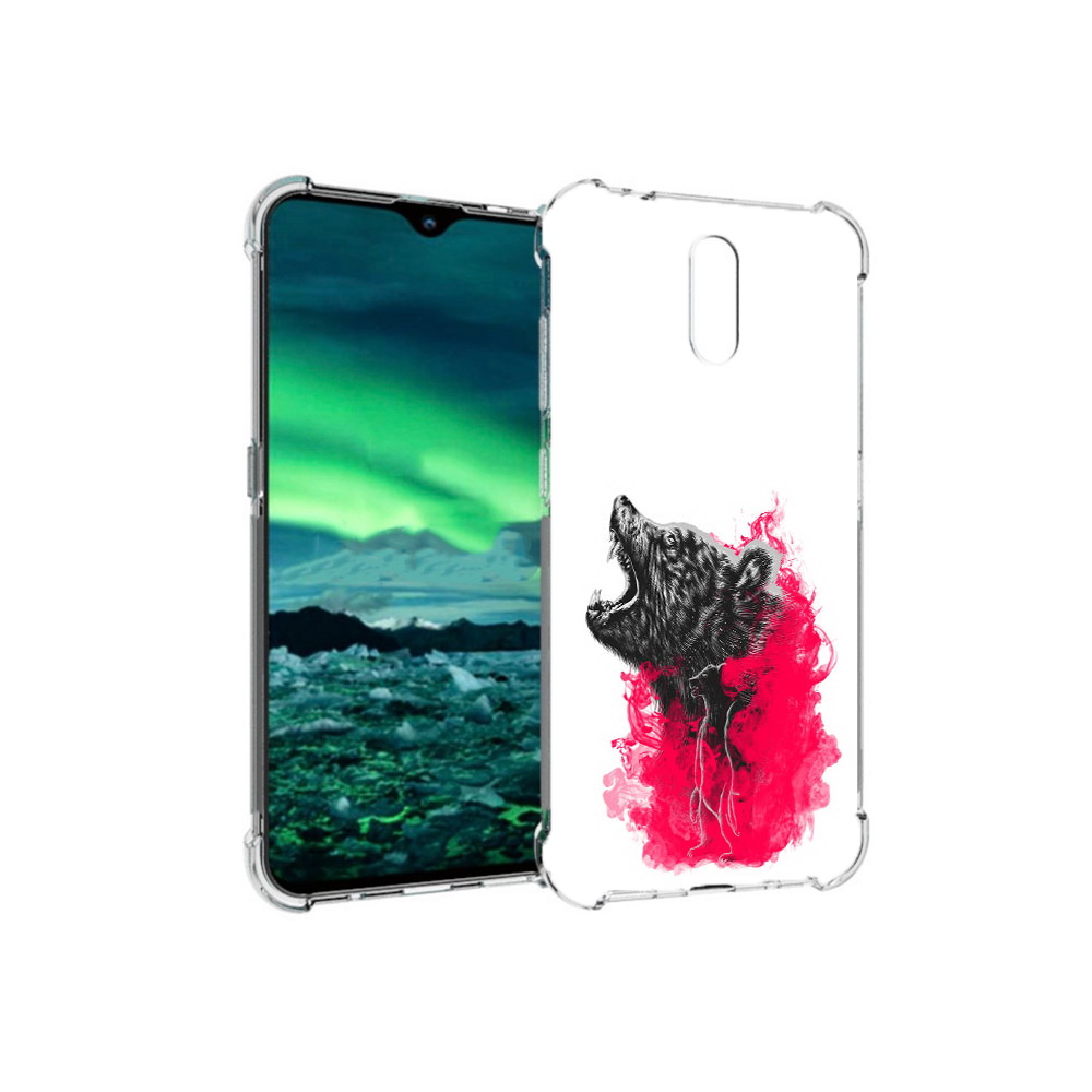 

Чехол MyPads Tocco для Nokia 2.3 медведь в дымке (PT142254.97.463), Прозрачный, Tocco