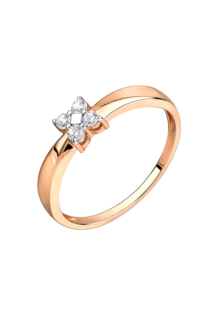 

Кольцо из желтого золота с фианитом р.  Kari Jewelry КЛ-18300, КЛ-18300