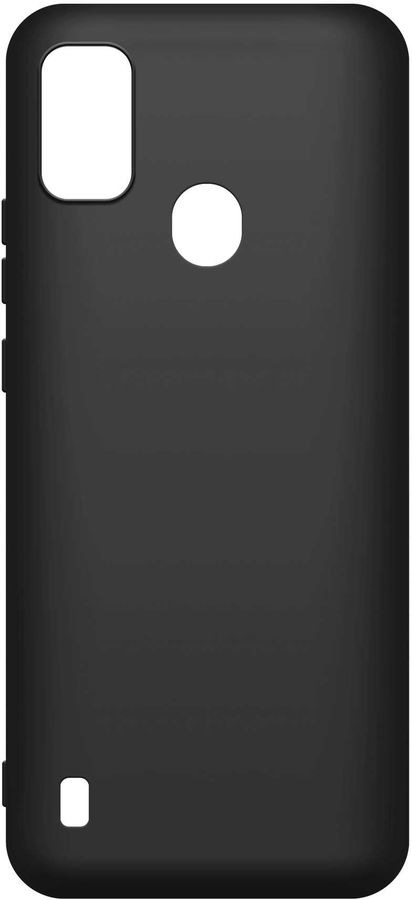 фото Чехол borasco silicone case для zte blade a51, black (matte) [40270]