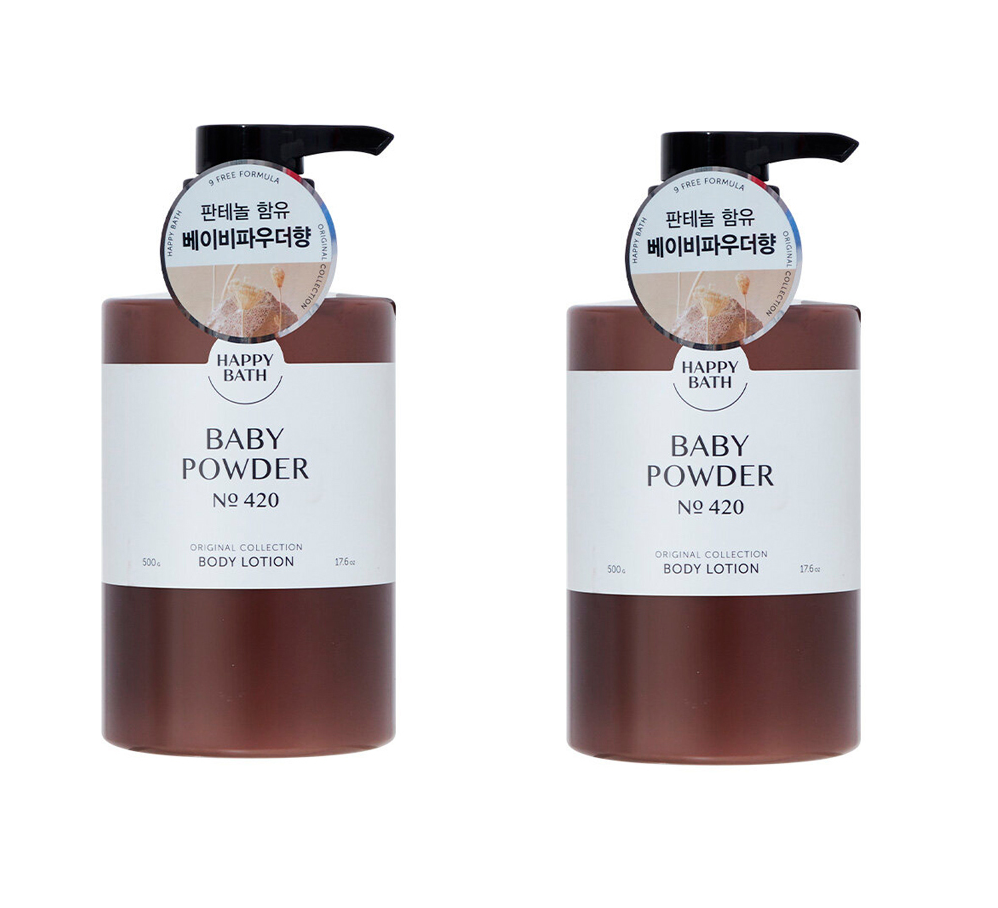 

Лосьон для тела HAPPYBATH с пудровым ароматом 500 г 2 шт, Collection Body Lotion Baby Powder