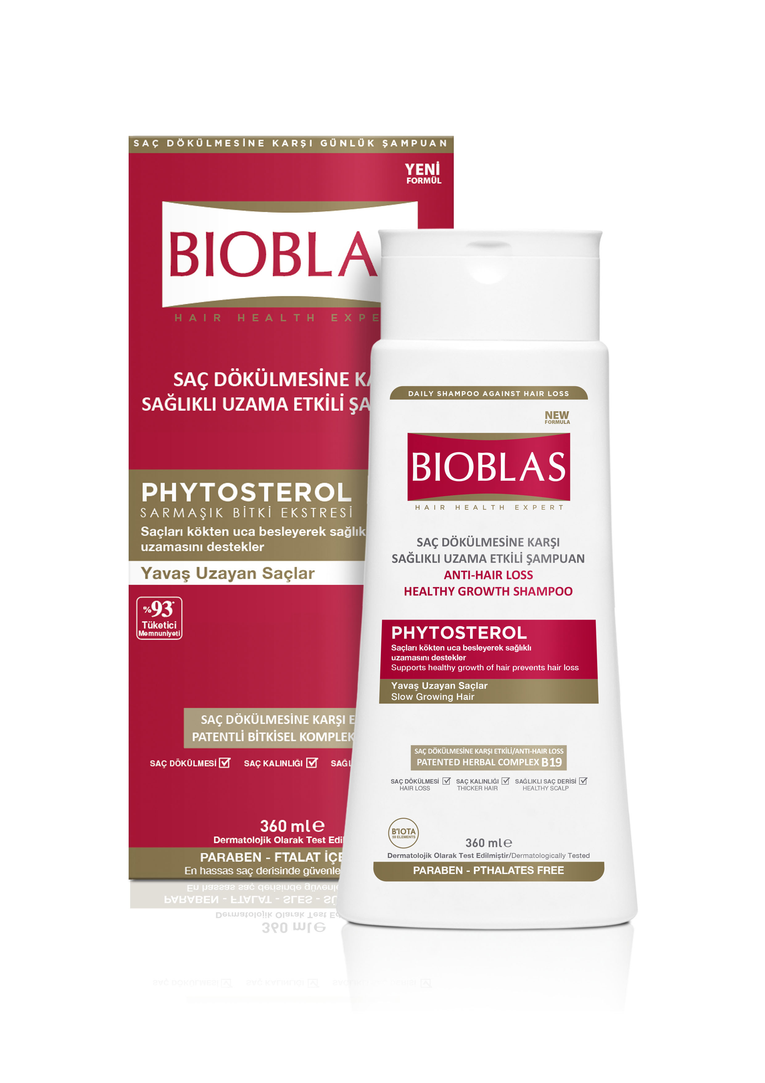 Купить Шампунь для роста волос Bioblas Anti-Hair Loss Phytosterol 360мл