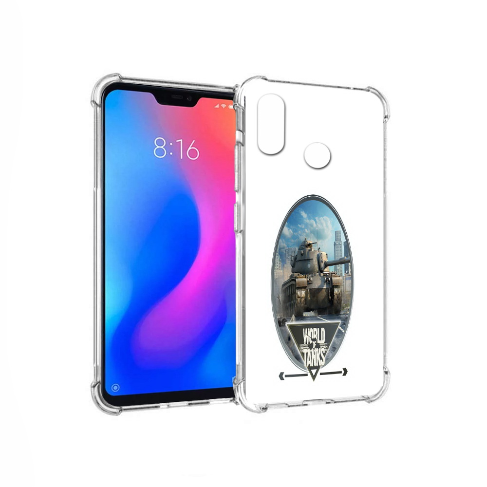 

Чехол MyPads Tocco для Xiaomi Redmi 6 Pro игра с танками (PT113887.306.375), Прозрачный, Tocco