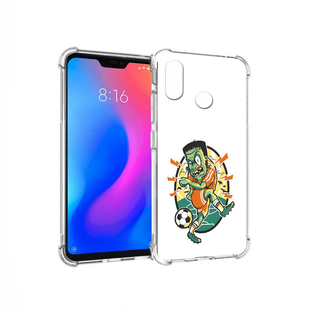 

Чехол MyPads Tocco для Xiaomi Redmi 6 Pro зомби футболист (PT113887.306.368), Прозрачный, Tocco