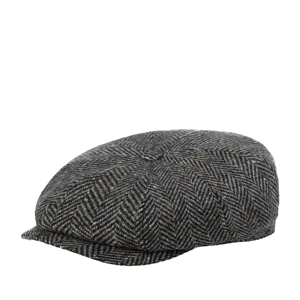 

Кепка восьмиклинка унисекс Wigens 101345 NEWSBOY RETRO CAP темно-серая, р, Серый;черный, 101345 NEWSBOY RETRO CAP