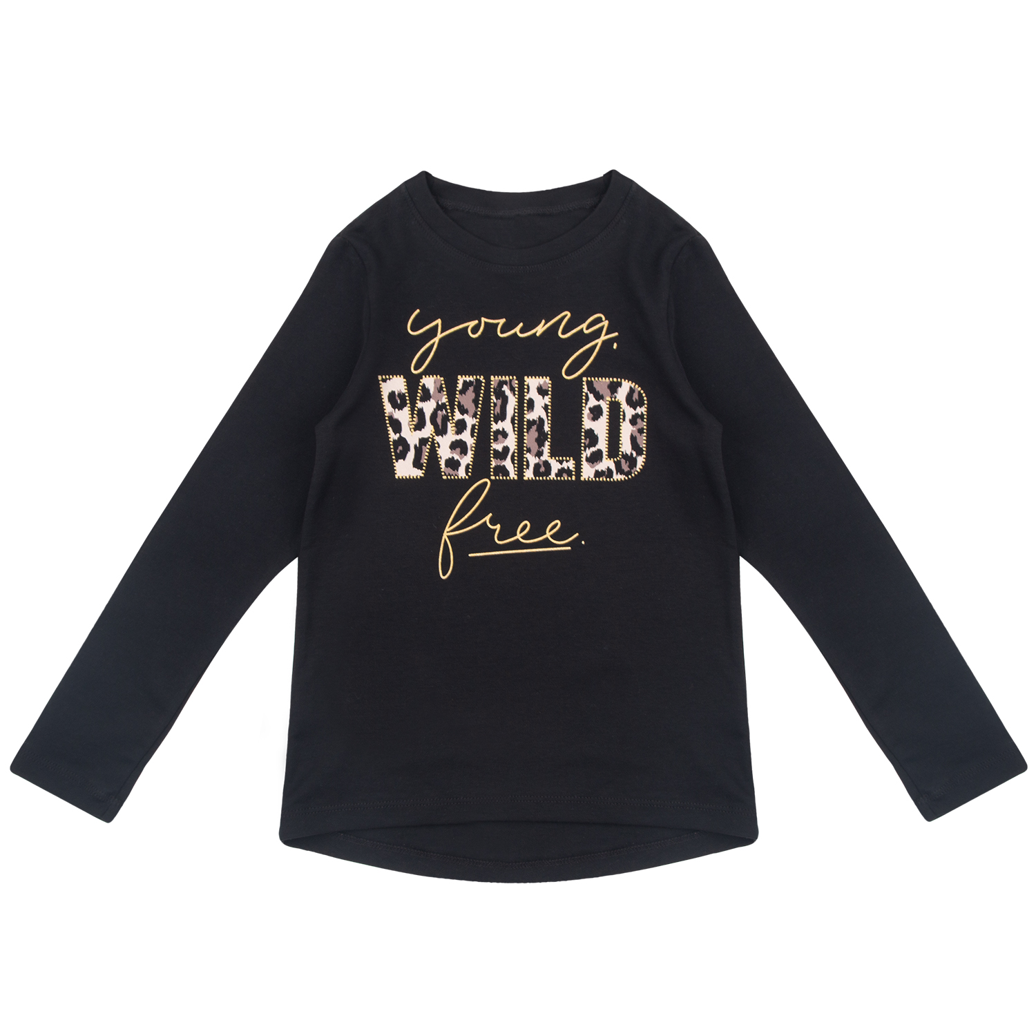 

Лонгслив Leader Kids Джунгли черный р.152, GL001202631