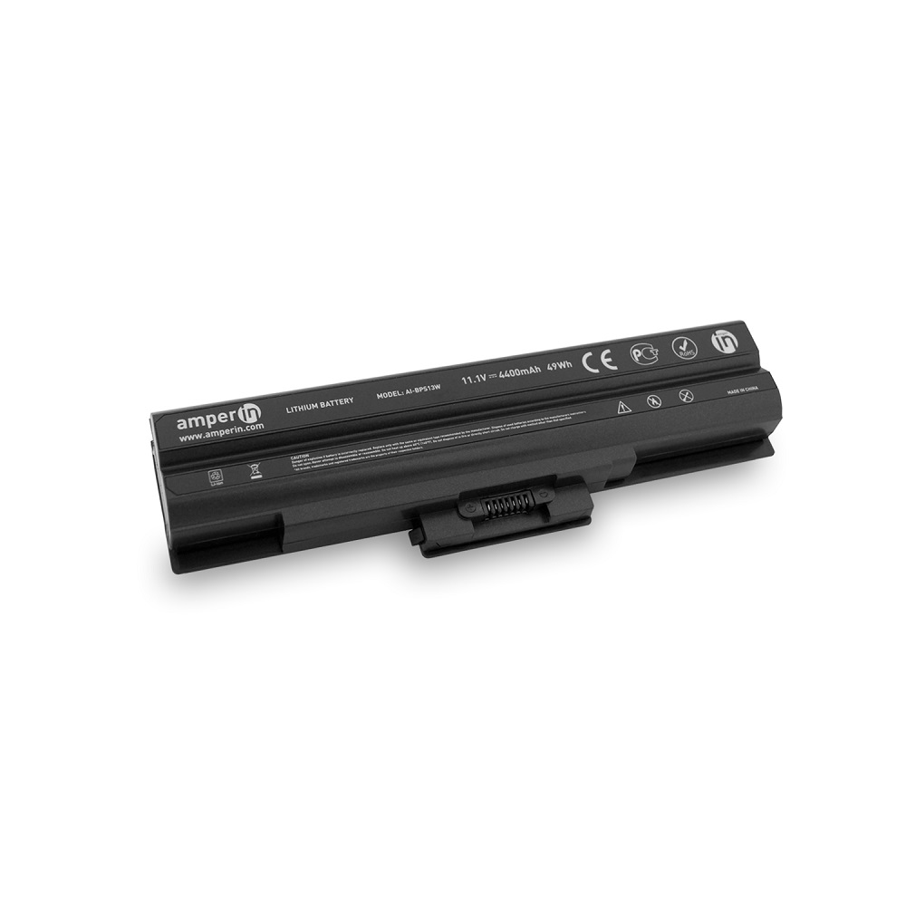 фото Аккумуляторная батарея amperin для ноутбука sony vaio vgn/vpc series 4400mah ai-bps13w