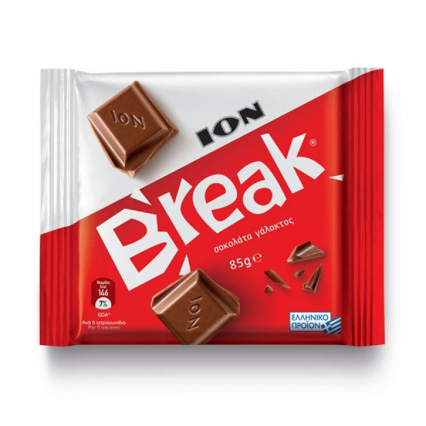 Шоколад ION Break молочный 85 г