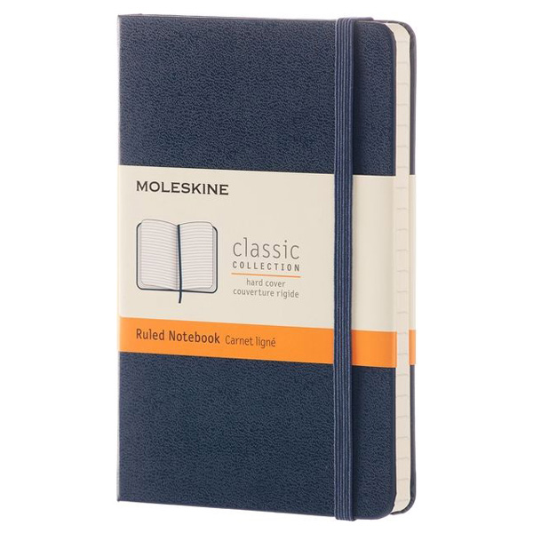 Блокнот Moleskine Classic Pocket, Синий, в линейку