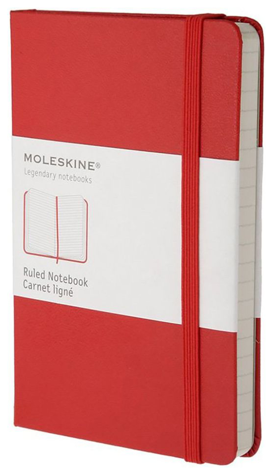 Блокнот Moleskine Classic Pocket, Красный, в линейку