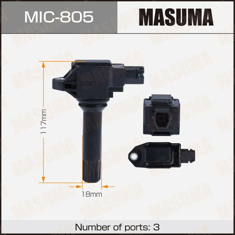 

Катушка зажигания MASUMA, LEVORG, XV / FB20W, FB16E