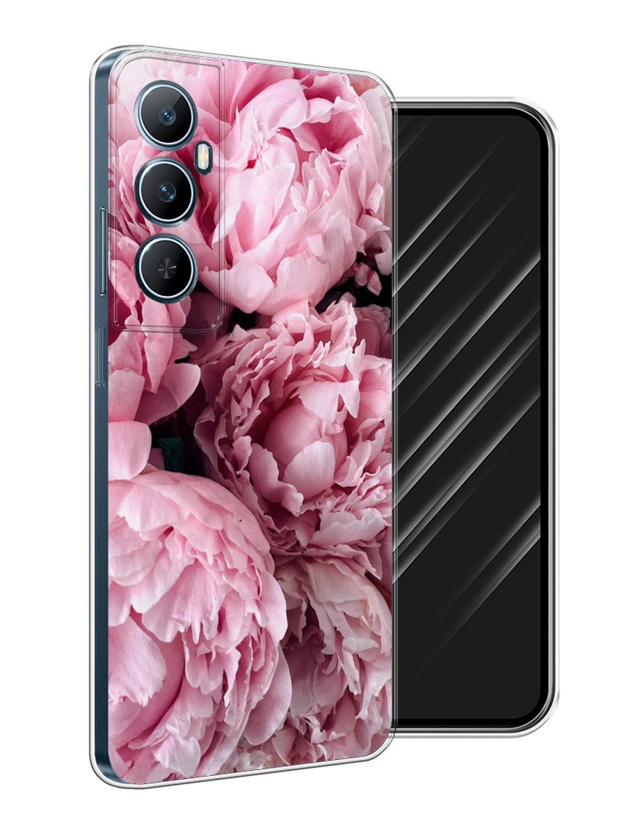

Чехол Awog на Realme C65 "Нежные пионы", Розовый;черный;белый, 2516750-1