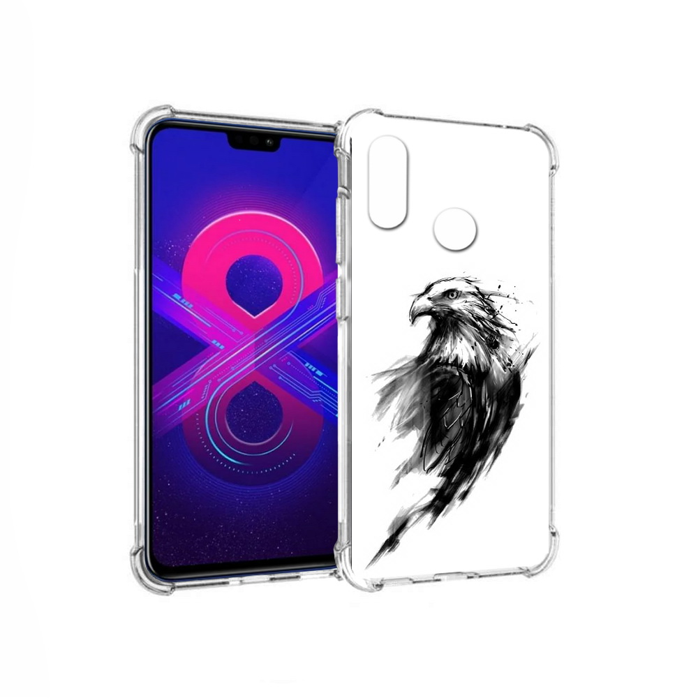 

Чехол MyPads Tocco для Honor 8X Max чб птица (PT118941.31.670), Прозрачный, Tocco