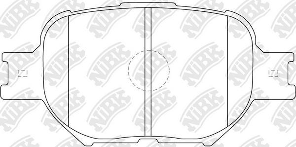 

Тормозные колодки NiBK PN1430