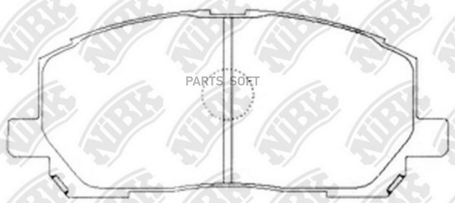 

Тормозные колодки NiBK PN1457
