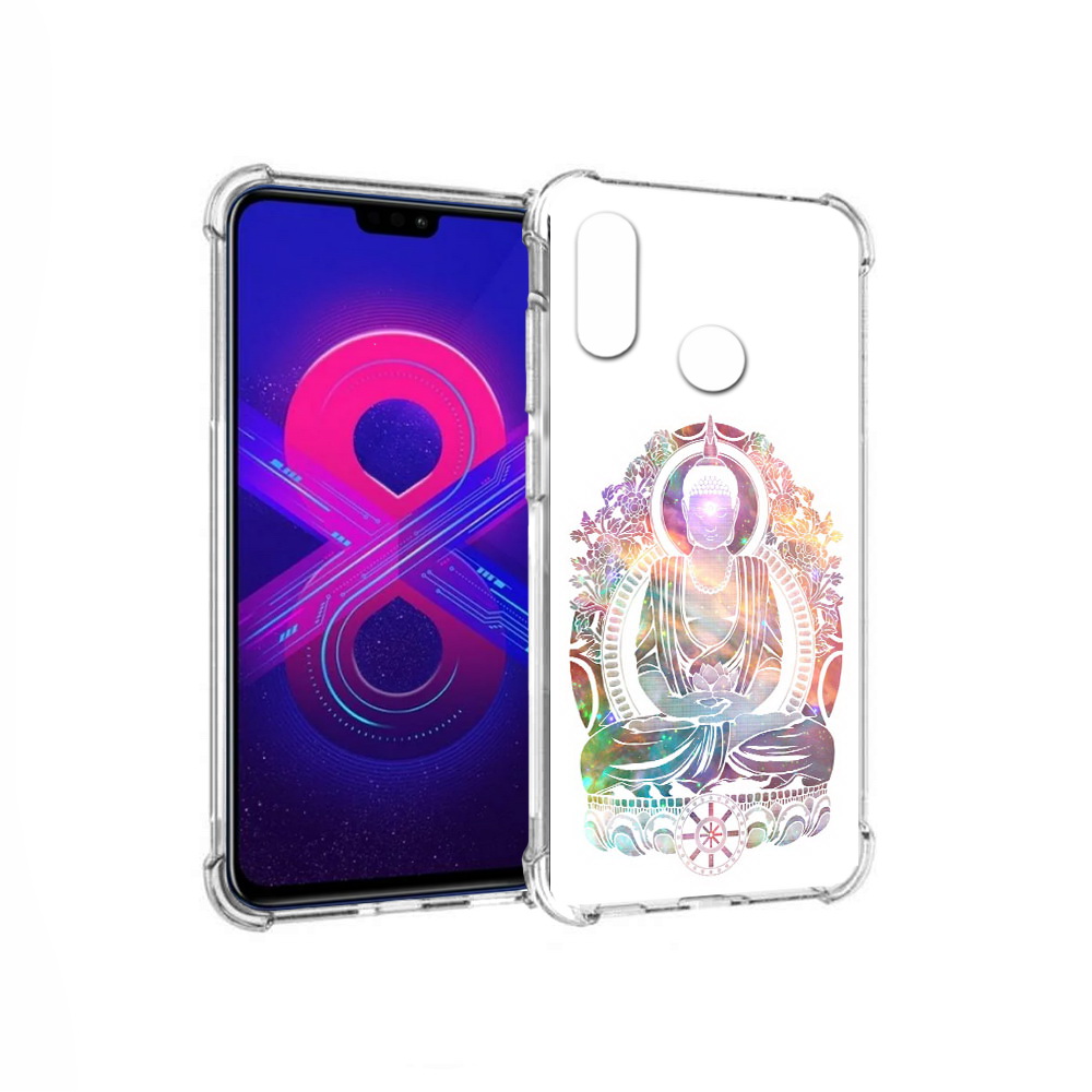 

Чехол MyPads Tocco для Honor 8X Max умный мужчина абстракция (PT118941.31.651), Прозрачный, Tocco