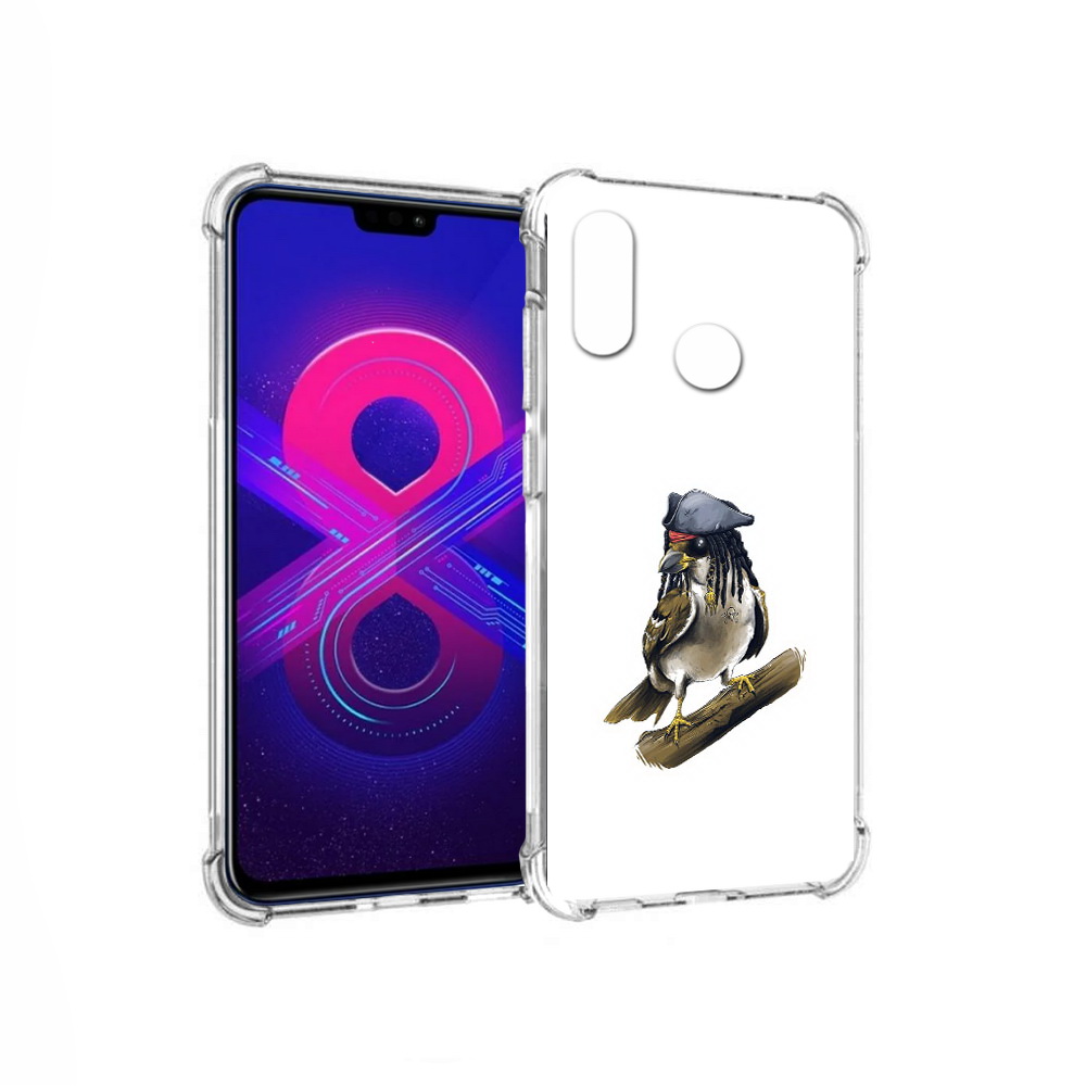 

Чехол MyPads Tocco для Honor 8X Max Джек воробей (PT118941.31.65), Прозрачный, Tocco