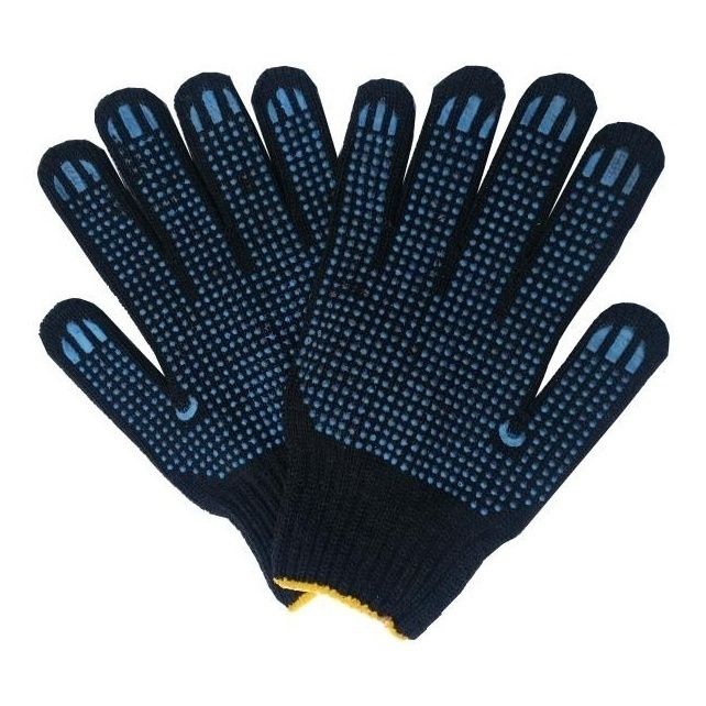 

Перчатки рабочие трикотажные черные 10 шт